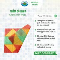 Thảm Cỏ Nhựa Chống Trơn Trượt Ohiama HMC-5070 Lót Sàn Nhà Tắm, Vệ Sinh, Bể Bơi (Giao Màu Ngẫu Nhiên)