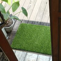 Thảm cỏ xanh chùi chân - cỏ nhựa nhân tạo - 50cm x 50cm
