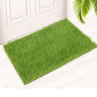 Thảm cỏ xanh chùi chân - cỏ nhựa nhân tạo - 50cm x 100cm