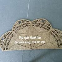Thảm cói bông hoa cỡ bự 1m8