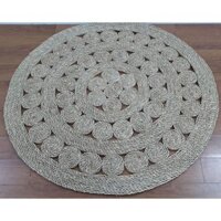 Thảm cói tròn chup ảnh D90cm