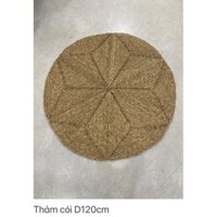 Thảm cói tròn tự nhiên