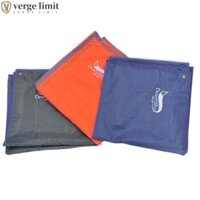 Thảm dã ngoại VERGE LIMIT, Bạt trải sàn bằng vải Oxford phủ PU, Dấu chân lều di động có bao Thảm cắm trại đa chức năng Đi bộ đường dài ngoài trời