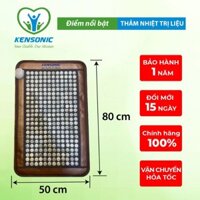 Thảm đá nóng đá Ngọc Bích giảm đau nhức toàn thân, giảm béo phì, đào thải độc tố, giảm tiểu đêm kensonic