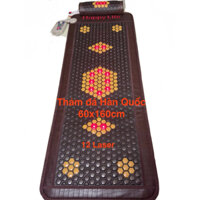 Thảm đá nóng Hàn Quốc HAPPY LIFE 60X160CM với 12 điểm Sóng LASER