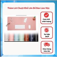 Thảm Da Trải Bàn Làm Việc DeskPad Da Size 90x45/ 60x30 Kiêm Miếng Lót Chuột Máy Tính Chống Nước Cao Cấp