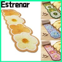 Thảm dài ESTRENAR, Thảm chân cửa tắm dày họa tiết hoa, Thảm hoa chống mài mòn chống bẩn