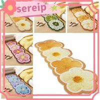 Thảm dài SEREIP, Thảm chân cửa tắm dày họa tiết hoa, Chống trượt chống mài mòn Dễ lau chùi Thảm hoa