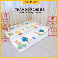 [Thảm dày]Thảm xốp cho bé loại dày, thảm xốp gấp gọn, chiếu xốp trải sàn xpe không thấm nước