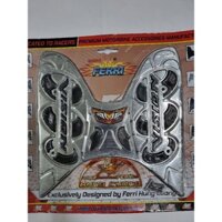 thảm để chân inox  xe vision 2014_2019