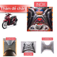 thảm để chân lót sàn sh mode  2024-2020 cao su inox crom carbon (lắp chung)