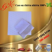 Thảm ( đệm) ngồi cao su non thiên nhiên Gold Kiddy 40*40*5cm [tặng kèm áo vải bố nhung hoặc gấm sang trọng]