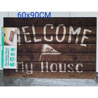 THẢM DOORMAT WELCOME HOPMAT CHUYÊN GIA LẤY BUI ĐẤT BIGSIZE 60X90CM CONDOR JP