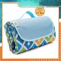 Thảm du lịch dã ngoại gấp gọn chống thấm nước, chiếu ngủ văn phòng chống nhăn tiện lợi [ MÀU NGẪU NHIÊN ]
