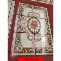 Thảm gạch 3d lát nền nhà- thảm hoa văn khắc kim gạch 3d lát nền 1218TG3D