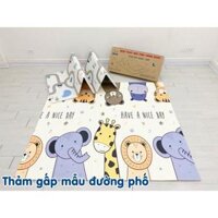 Thảm gấp UMoo mẫu mới 2021, hàng có sẵn, chính hãng - Thảm gấp đường phố