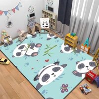 Thảm gấu trúc cỡ lớn Thảm chống trượt có thể giặt được bộ nhớ xốp thảm trải giường thích hợp cho phòng khách khách sạn phòng khách