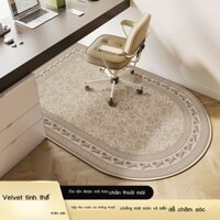 Thảm ghế máy tính, bàn học, thảm tròn có bánh xe, ghế xoay, thảm cho phòng ngủ, bàn trang điểm đầu