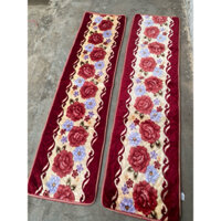 Thảm ghế trường kỷ hai cái dài, bộ ghế vải kích thước 1m8 ngang 48cm ,êm mềm thoải mái