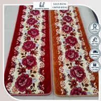 Thảm ghế trường kỷ nỉ nhung cao cấp. Bộ thảm ghế tràng kỷ 2 tấm KD BEDDING kích thước 45cm x 1m8