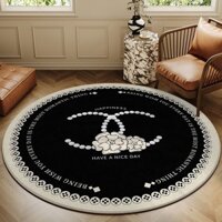 Thảm Hình Tròn Phong Cách Pháp Trầm Hương Nhỏ Phòng Khách Đơn Giản Cao Cấp Phòng Ngủ Cạnh Giường Thảm Lót Ghế Xoay Phòng