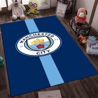 Thảm họa tiết câu lạc bộ bóng đá Manchester City thích hợp để trang trí phòng ngủ Thảm trải sàn nhà bếp