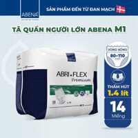 [Thấm hút 1.4Lít] - Tã quần người lớn nhập khẩu từ Đan Mạch - Abena Abri Flex Premium M1 (14 miếng) - Tã cho người già mẹ bầu trước và sau sinh