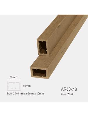Tham lam gỗ nhựa Awood AR60x40-Wood