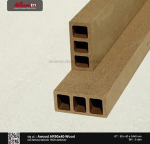 Tham lam gỗ nhựa Awood AR90x40-Wood