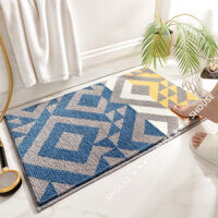 Thảm Lau Chân Chùi Chân Nhà Tắm KR02 chống trượt 3d nhà bếp welcome cao cấp giá rẻ khách sạn đế cao su hút nước - LC17