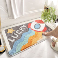 Thảm Lau Chân Chùi Chân Nhà Tắm KR02 chống trượt 3d nhà bếp welcome cao cấp giá rẻ khách sạn đế cao su hút nước - LC04