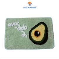 Thảm lau chân Len Họa Tiết Nổi Megahome 40x60cm