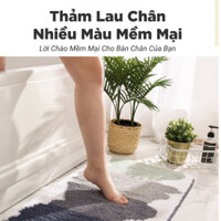 Thảm Lau Chân Lót Lông Chống Trơn Trượt, Thảm Sàn Nhà Tắm SCG-PK174