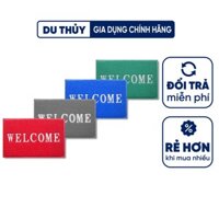 Thảm lau chân nhựa rối có chữ Welcome 3A size lớn 120x150 cm chất liệu nhựa chống trơn trượt cao