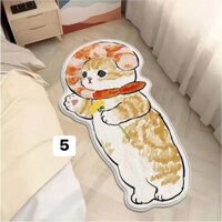 Thảm lau chân , thảm trải phòng hình mèo siêu dễ thương size lớn 40x120cm