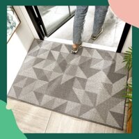 Thảm lau chân, trải sàn trang trí cao cấp, thảm Decor THINH chất cotton 100%, chống trượt kích thước dài 60x90cm