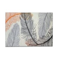 Thảm len dày hoạ tiết lông vũ Egypt 7 SFLD12