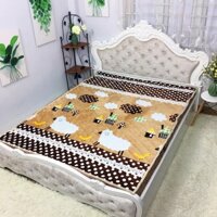 Thảm lông cừu, thảm nỉ nhung 3 lớp bông tấm siêu cấm đa năng: thảm trải, đệm, ga giường tiện dụng