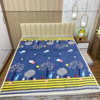 Thảm Lông Cừu Trải Giường, thảm nỉ nhung trải giường Họa Tiết.