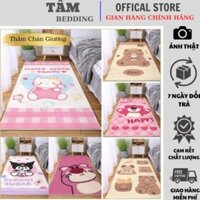 Thảm lông cừu trải sàn, chân giường, chiếu thảm phòng khách đa năng kích thước 80cmx2m, trang trí nhà cửa