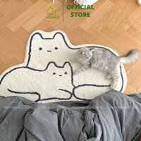 Thảm Lông Cừu Trải Sàn HOMIES Bedding & Décor Thảm Decor Trải Phòng Ngủ, Phòng Khách