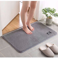 Thảm Lông Len TOKDODO Chống Trơn Trượt - Xám