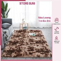 Thảm lông trải sàn chụp ảnh 1m6*2m lông loang dày mềm mượt không dụng lông mặt sau chống trơn trượt