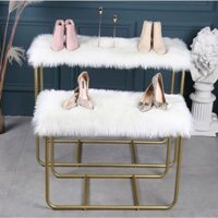 Thảm lông trắng chụp ảnh cao cấp