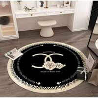 Thảm lông tròn Decor chụp ảnh.trang trí phòng khách phòng ngủ đường kích 1m×1m sẵn ONA HOME