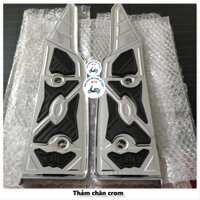 Thảm lót chân Xe Air Blade 125/150 AB 2020, 2021, đầu 2022 Crom - [Hàng Loại 1] - Thảm chân, Gác chân trước AirBlade