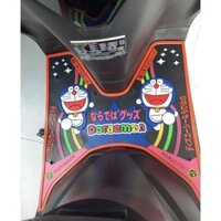 THẢM LÓT CHÂN XE VARIO 125 - 150 CÁC ĐỜI VỚI HOẠT TIẾT DOREMON, ĐEN TRƠN MTS