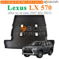 Thảm lót cốp Lexus LX 570 7 chỗ đời xe từ năm 2007 đến 2021 nhựa TPV cao cấp – OTOALO