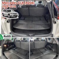 Thảm lót da kín cốp 5D 6D CHỐNG BỤI Mercedes GLK (X204) 2009-2014 chuẩn Form, chống thấm nước