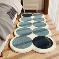 Thảm lót giường giả cashmere Thảm lót chân gia dụng chống trượt không cần giặt cho cửa sổ lồi dày dặn phòng khách phòng ngủ